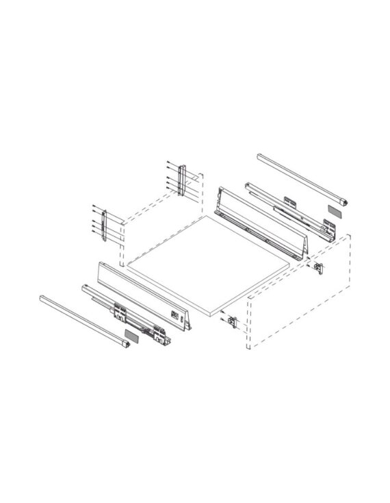 MULTIVVE-Tandem Slim Box Heavy (Grey)