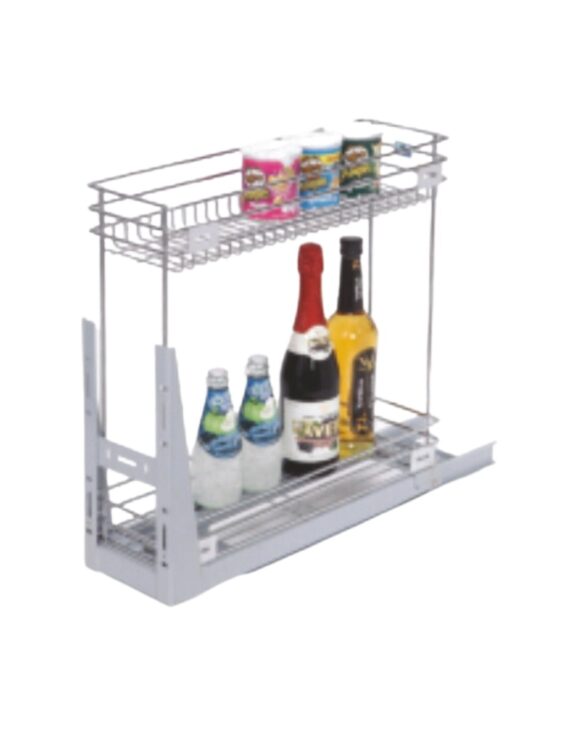 Multivve-Bottle Pullout With Base (2 Shelf)