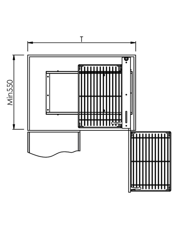 Flat Wire Universal Magic Corner