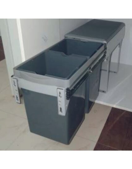 Multivve-Sliding Double Dustbin