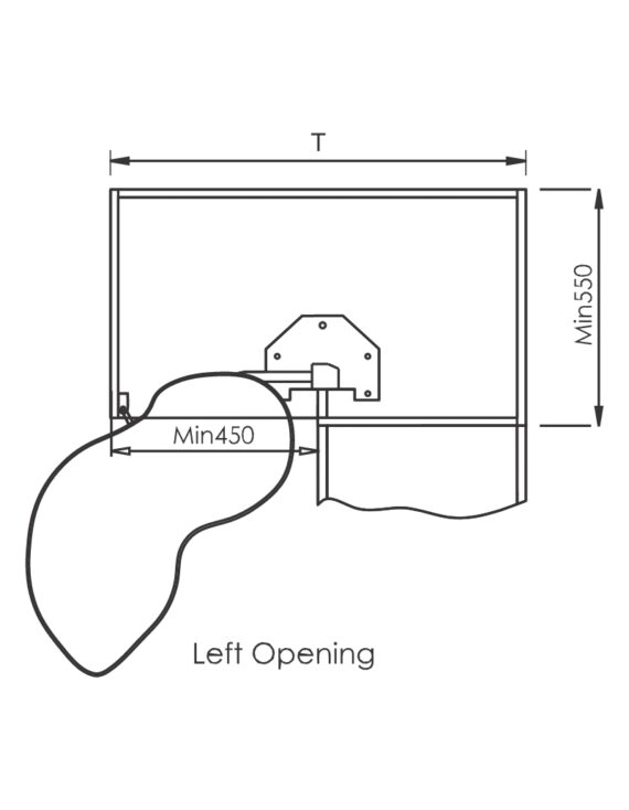 Swing Corner White Base